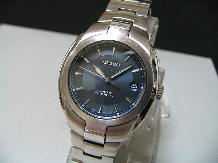 1999 SEIKO Kinetic Quartz watch [KINETIC Auto Relay] 5J22-0B39 for ...